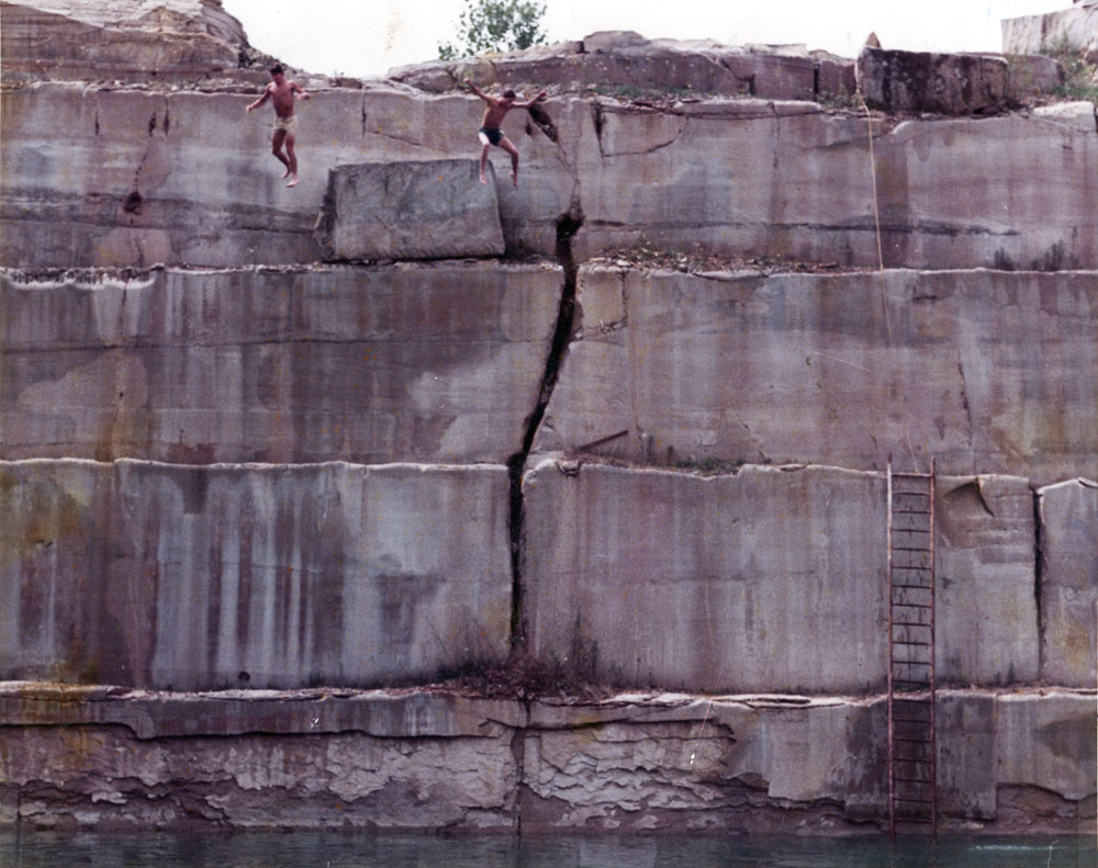 quarry jumping