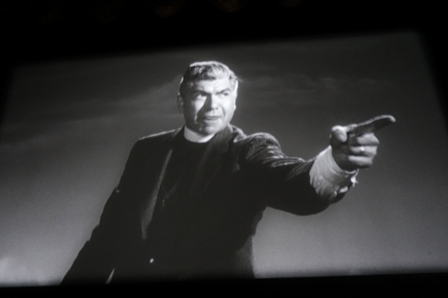 Claude Akins as Christian Fundamentalist preacher in Inherit The Wind