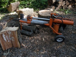 Leo's Heathkit wood splitter