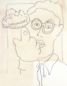 Self Portrait With Cloud 1970