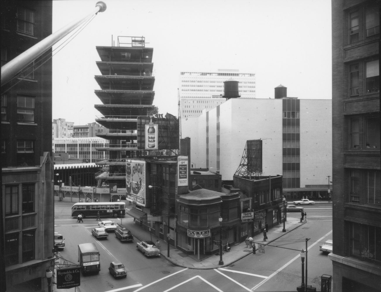 Security Trust Bank Construction - photo from City of Rochester 1963