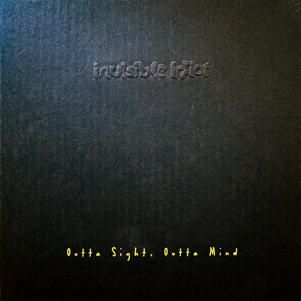 Invisible Idiot (aka Margaret Explosion) "Outta Sight, Outta Mind" black, blind embossed cd cover 1998