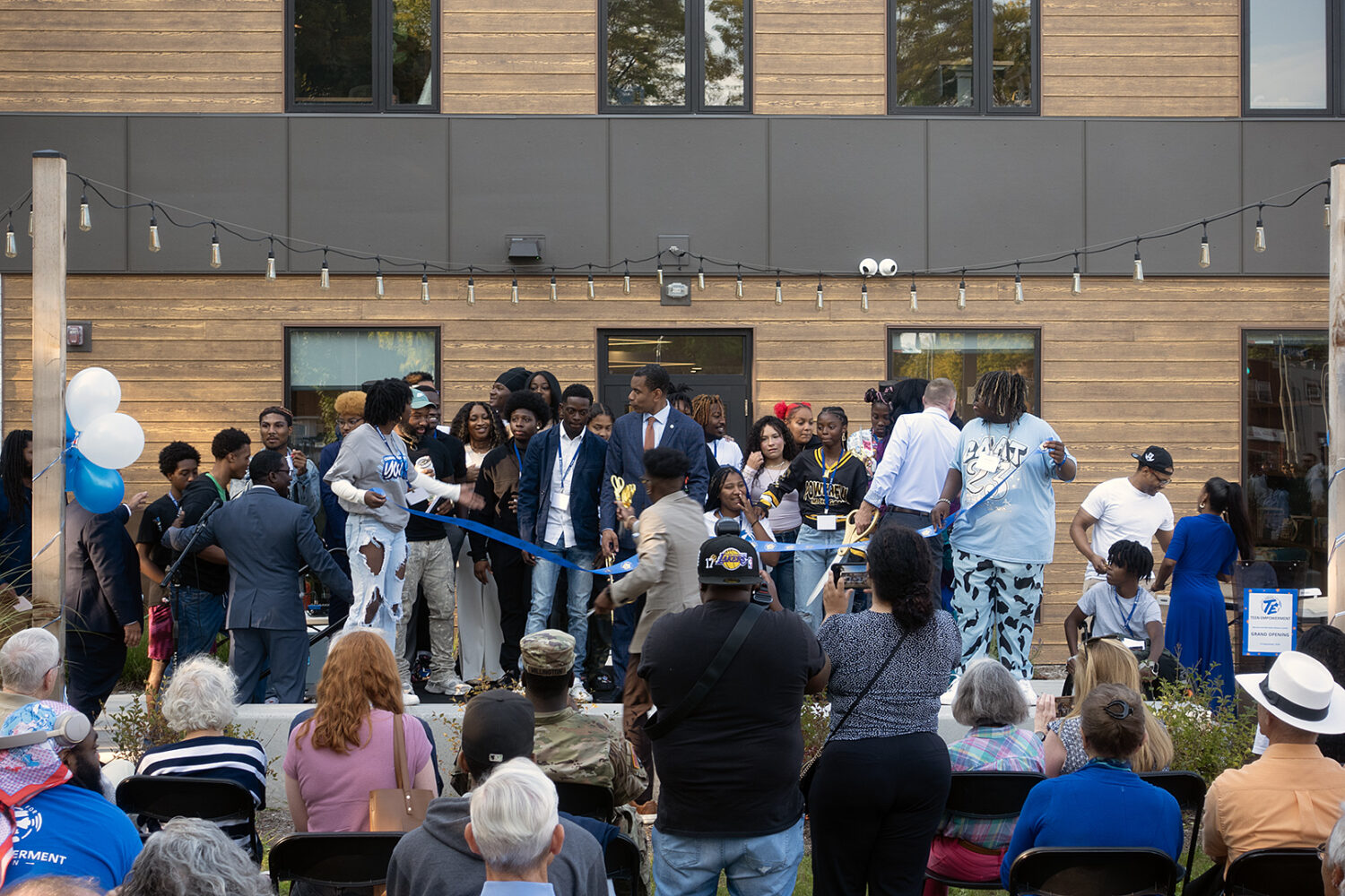 Teen Empowerment Ribbon Cutting with Rochester Mayor Malik Evans