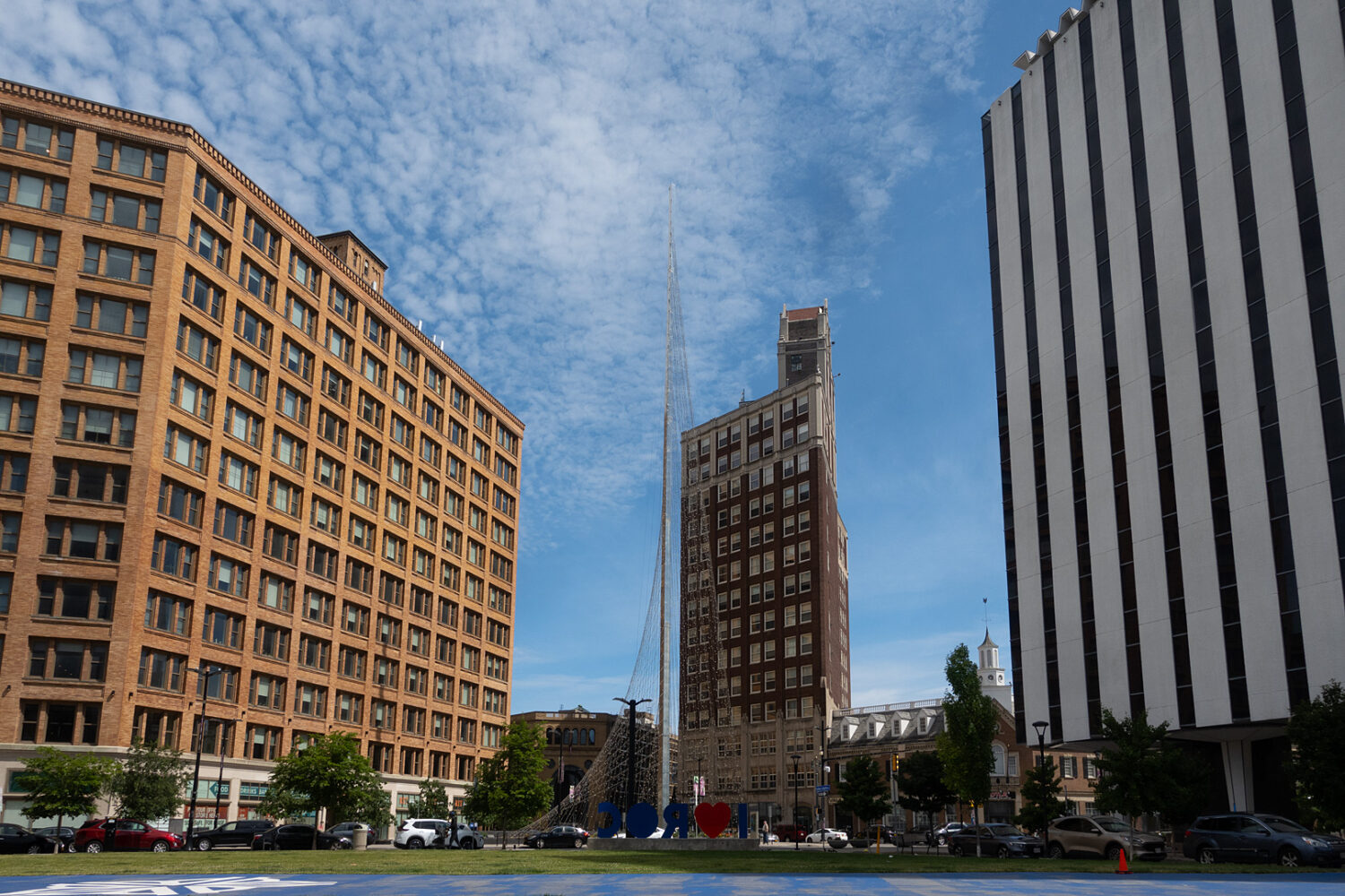 Downtown buildings from Parcel 5