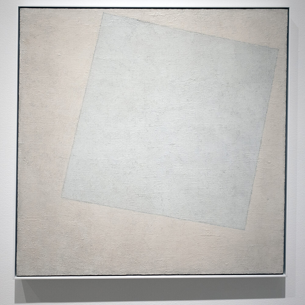 Malevich (white on white) at MoMA