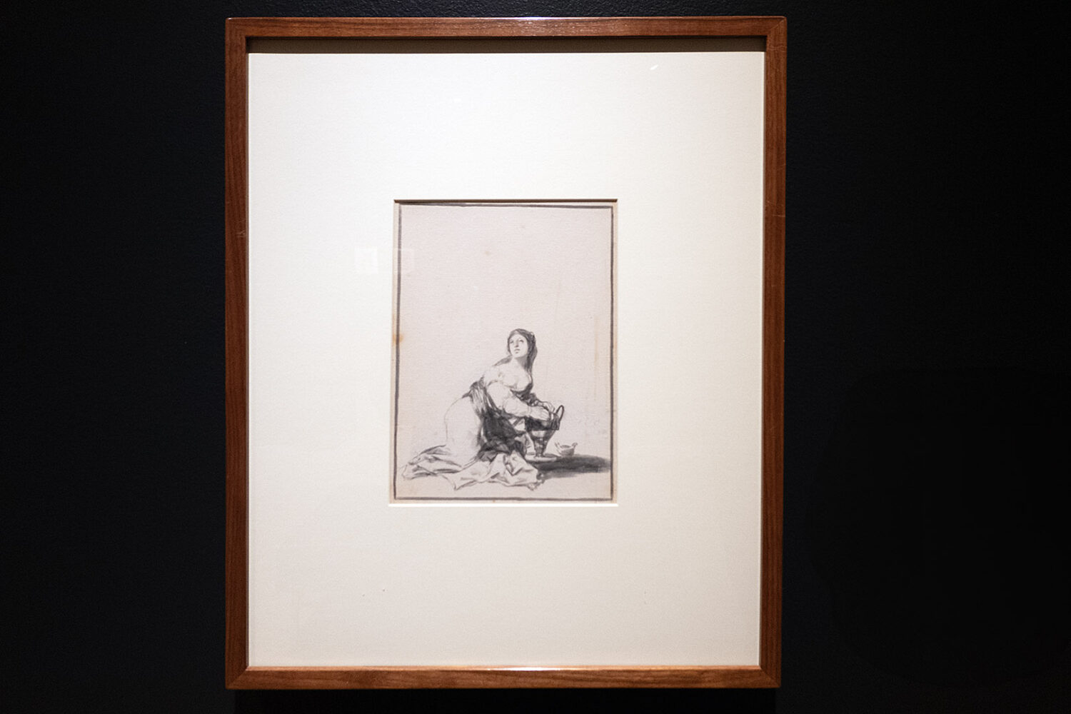 Goya "Artemisia" in "Drawing Is Discovery" show at MAG