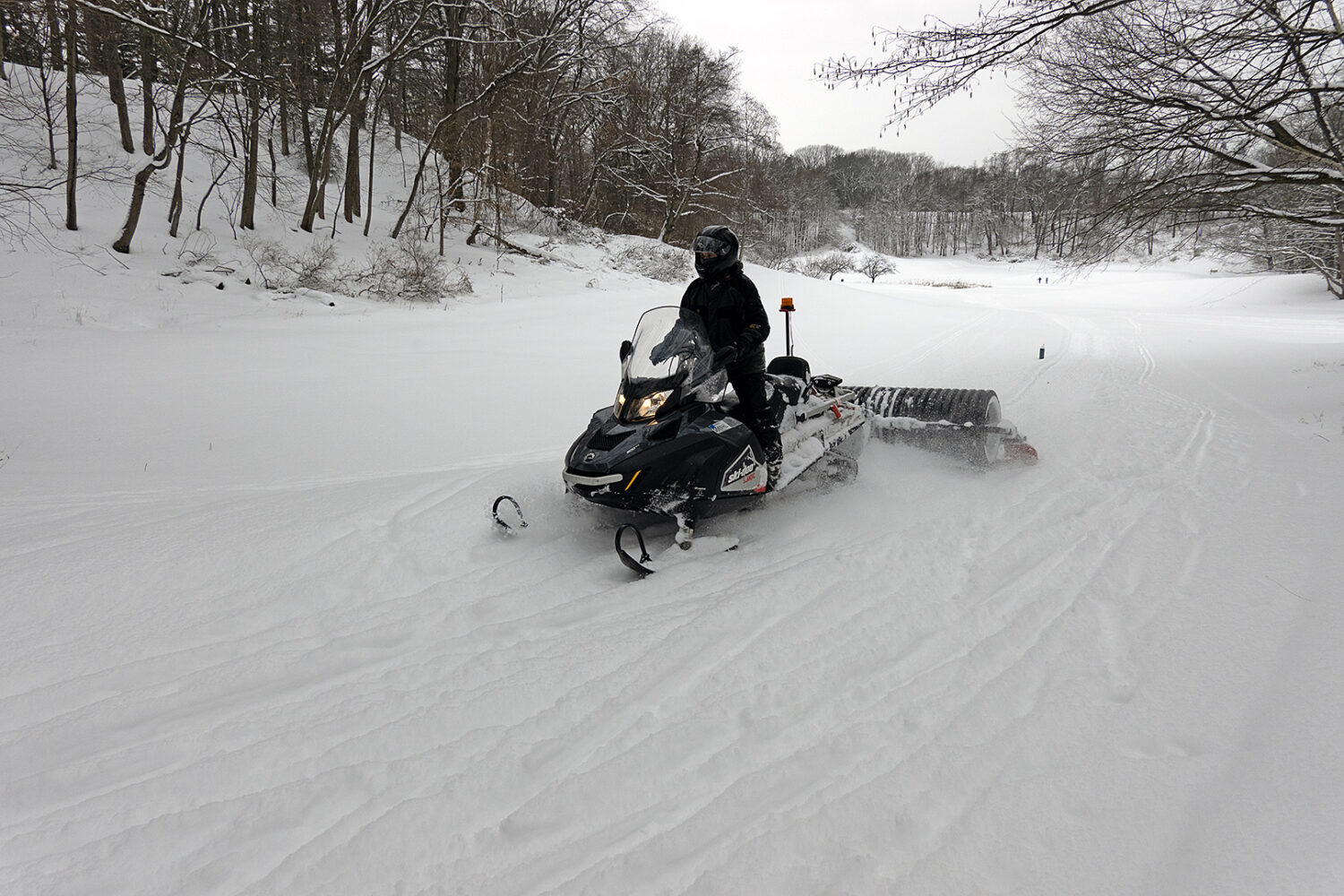 X-country groomer at Durand Eastman