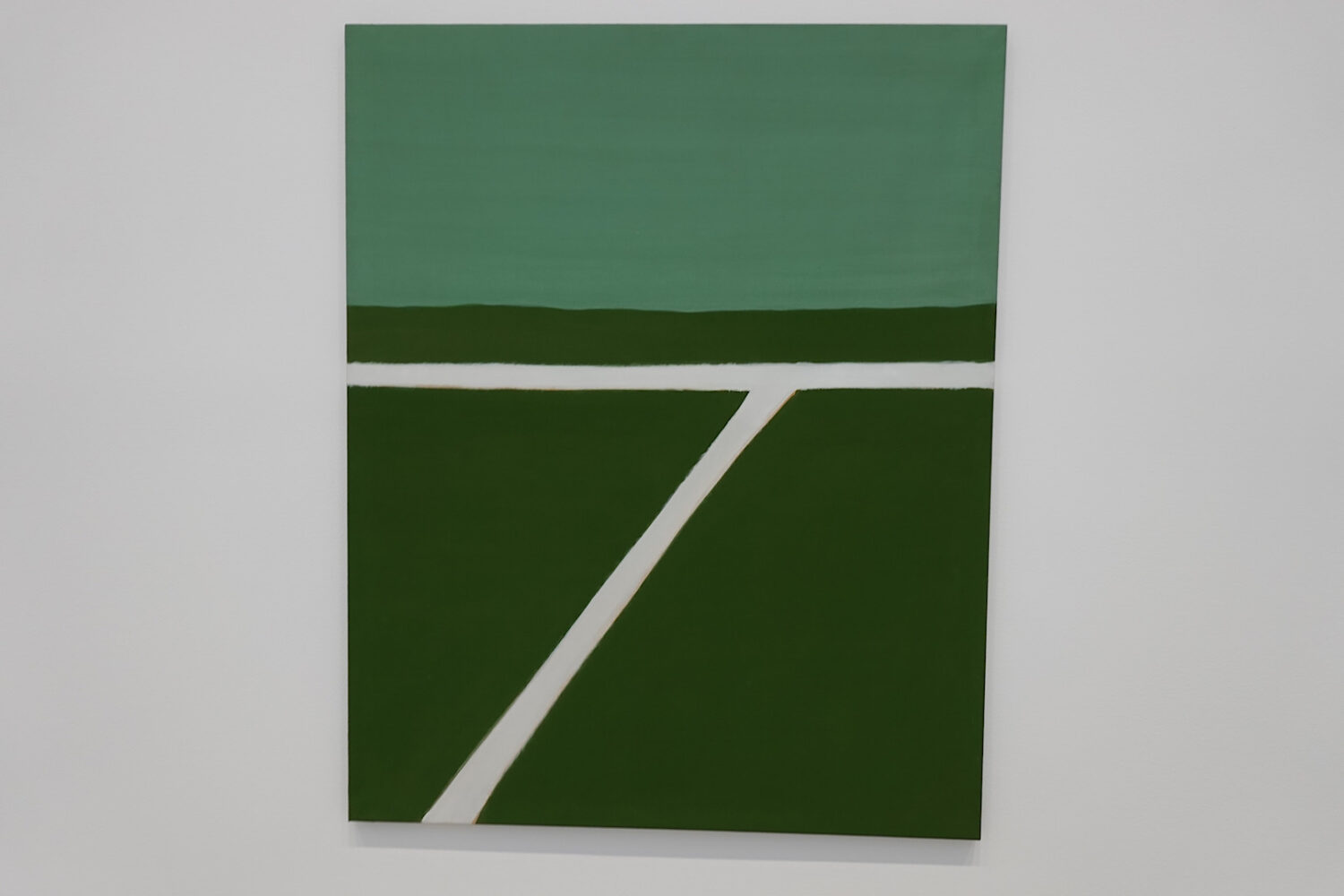 Raoul De Keyser painting at Pace Gallery in Chelsea