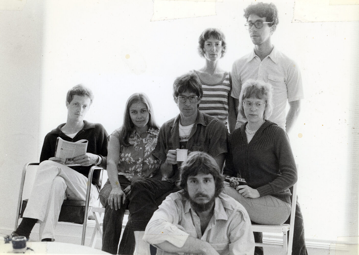 Andrea and Rich standing, Dave, Peggi, Paul, Kim and Steve down front, San Francisco 1980 